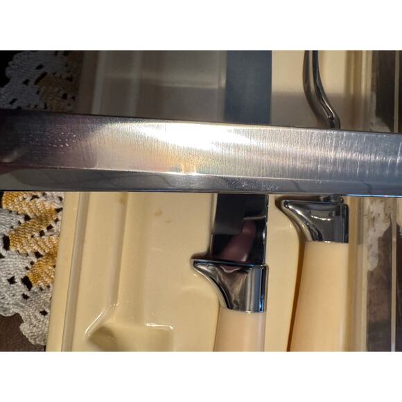 Vintage Carvel Hall 3 Piece Fine Cutlery Carving Set Briddell Excellent In Box - Picture 3 of 7